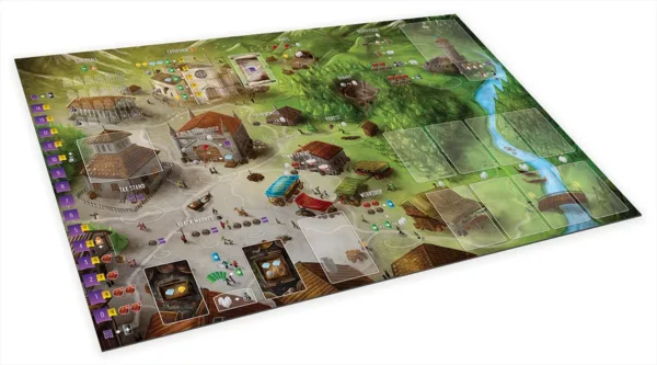 Architects of the West Kingdom | Worker Placement & Resource Management Medieval Strategy Board Game | 1–5 Players | Ages 12+ | 60–80 Mins Playtime (Rent)