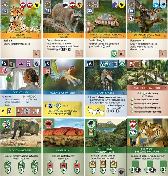 Ark Nova 3 Ark Nova | Zoo Building & Conservation Engine-Building Strategy Board Game | 1–4 Players | Ages 14+ | 90–150 Min Playtime (Rent)