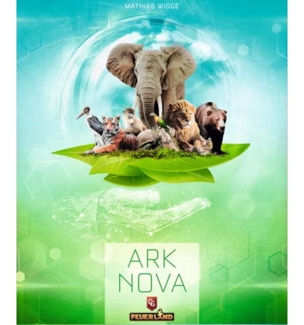 Ark Nova Ark Nova | Zoo Building & Conservation Engine-Building Strategy Board Game | 1–4 Players | Ages 14+ | 90–150 Min Playtime (Rent)