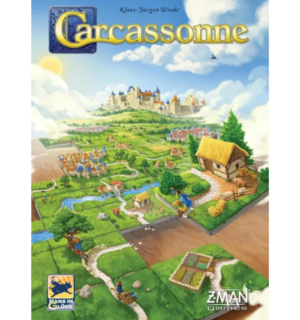 Carcassonne | Tile-Laying Medieval City Building Strategy Board Game | 2–5 Players | Ages 7+ | 30–45 Mins Playtime (Rent)