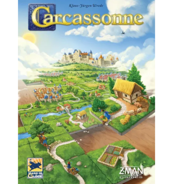 Carcassonne | Tile-Laying Medieval City Building Strategy Board Game | 2–5 Players | Ages 7+ | 30–45 Mins Playtime (Rent)