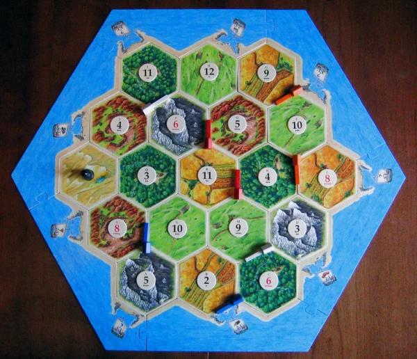 Catan | Resource Trading & Settlement Building Strategy Board Game | 3–4 Players | Ages 10+ | 60–90 Mins Playtime (Rent)