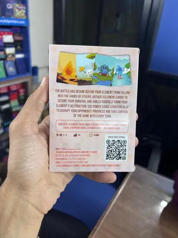 Elementra | Elemental Power Strategy Card Battling Board Game | 2–4 Players | Ages 10+ | 10-20 Mins Playtime (Rent)