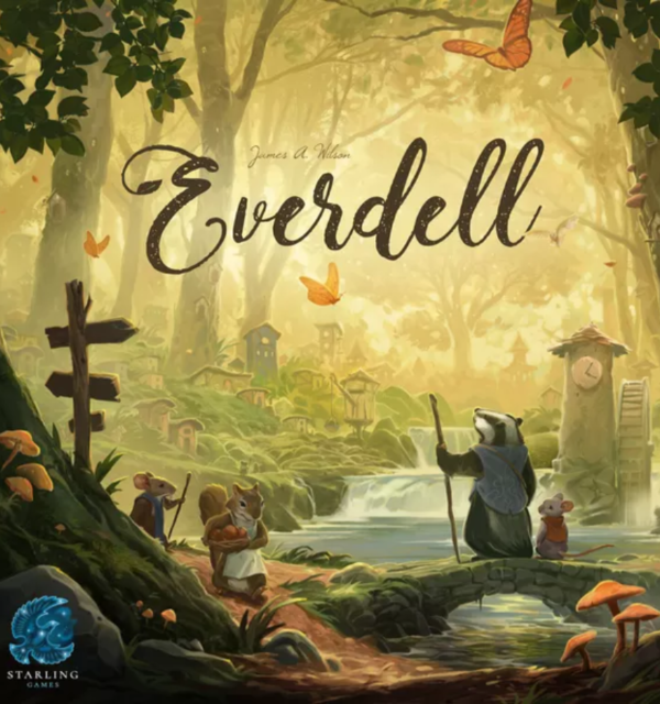 Everdell | Woodland Creature City Building Engine-Building Strategy Board Game | 1–4 Players | Ages 10+ | 40–80 Min Playtime (Rent)