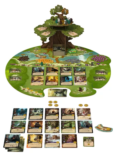 Everdell | Woodland Creature City Building Engine-Building Strategy Board Game | 1–4 Players | Ages 10+ | 40–80 Min Playtime (Rent)