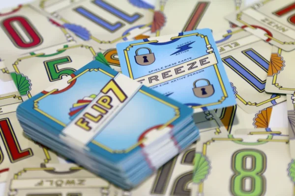 Flip 7 | Push-Your-Luck Number Strategy Card Game | 2–6 Players | Ages 8+ | 20–30 Mins Playtime (Rent)