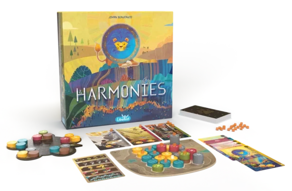 Harmonies | Nature-Themed Tile Placement & Pattern Building Strategy Board Game | 1–4 Players | Ages 10+ | 30–45 Mins Playtime (Rent)
