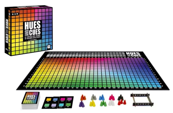 Hues and Cues | Color Guessing Party Board Game | 3–10 Players | Ages 8+ | 30–45 Mins Playtime (Rent)