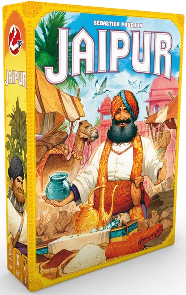 Jaipur | Fast-Paced Trading & Set Collection Strategy Card Game | 2 Players | Ages 10+ | 20–30 Mins Playtime (Rent)