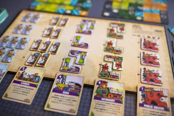 Life in Reterra | Post-Apocalyptic Community Building Tile-Laying Strategy Board Game | 2–4 Players | Ages 10+ | 30–45 Mins Playtime (Rent)