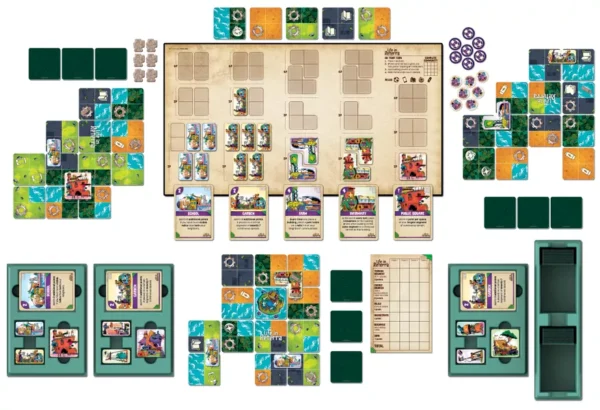 Life in Reterra | Post-Apocalyptic Community Building Tile-Laying Strategy Board Game | 2–4 Players | Ages 10+ | 30–45 Mins Playtime (Rent)