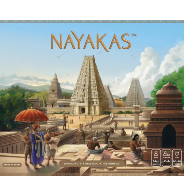Nayakas | Ancient Indian Tribe Building & Area Control Strategy Board Game | 2–5 Players | Ages 12+ | 60–90 Min Playtime (Rent)