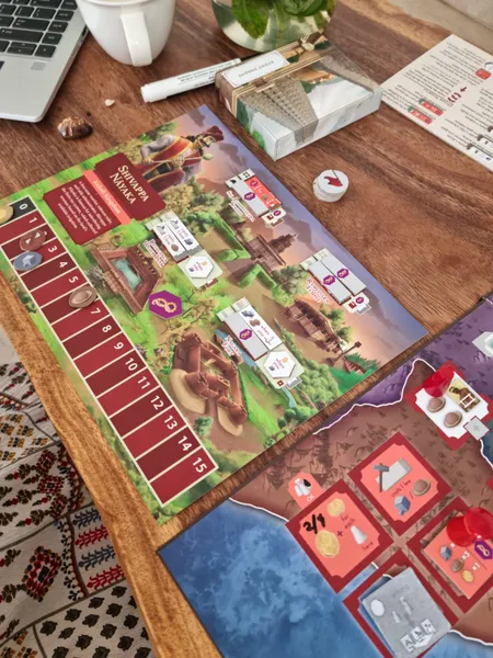 Nayakas | Ancient Indian Tribe Building & Area Control Strategy Board Game | 2–5 Players | Ages 12+ | 60–90 Min Playtime (Rent)