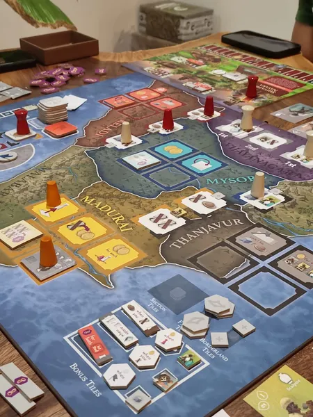 Nayakas | Ancient Indian Tribe Building & Area Control Strategy Board Game | 2–5 Players | Ages 12+ | 60–90 Min Playtime (Rent)