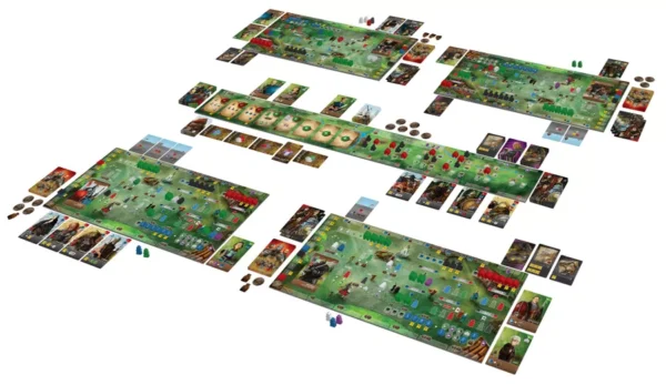 Paladins of the West Kingdom | Worker Placement & Engine Building Medieval Strategy Board Game | 1–4 Players | Ages 12+ | 90–120 Mins Playtime (Rent)