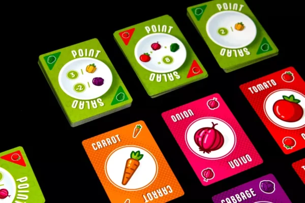 Point Salad | Card Drafting & Combo Building Strategy Card Game | 2–6 Players | Ages 8+ | 15–30 Mins Playtime (Rent)