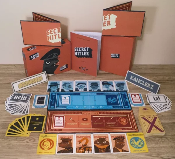 Secret Hitler | Hidden Roles Deduction & Political Strategy Party Game | 5–10 Players | Ages 13+ | 30–45 Mins Playtime (Rent)