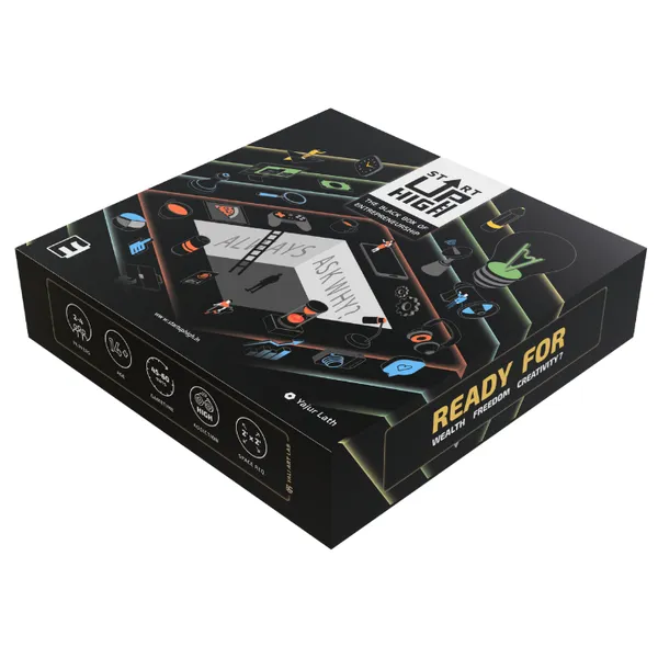 Startup High 2.0 | Entrepreneurship & Business Strategy Simulation Board Game | 2–4 Players | Ages 14+ | 30–80 Mins Playtime (Rent)