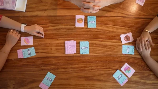 Sugar Rush | Fast-Paced Candy Themed Pattern Building Social Board Game | 3–10 Players | Ages 6+ | 15–20 Mins Playtime (Rent)