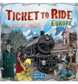 Ticket to Ride: Europe | Train Route Building & Set Collection Strategy Board Game | 2–5 Players | Ages 8+ | 30–60 Mins Playtime (Rent)
