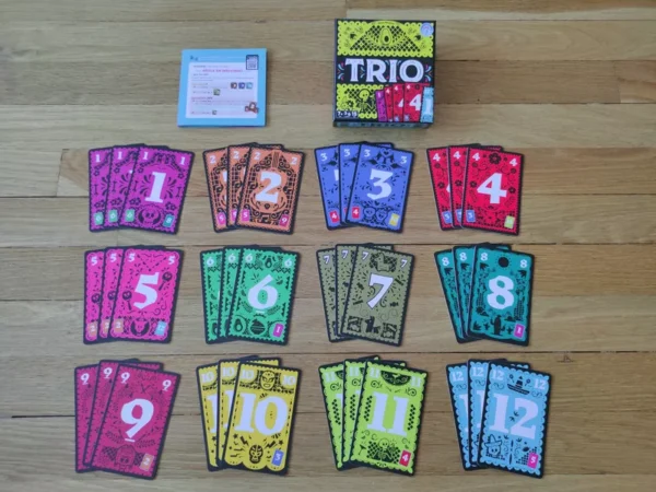 Trio | Memory, Deduction & Set Collection Strategy Family Card Game | 3–6 Players | Ages 7+ | 15–30 Mins Playtime (Rent)
