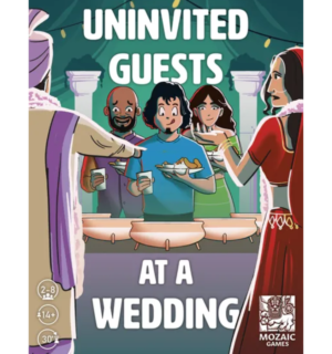 Uninvited Guests at a Wedding | Bluffing and Deduction Party and Family Card Game | 2-8 Players | Ages 14+| 20-30 Mins Playtime (Rent)