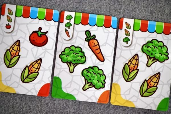Vegetable Stock | Fast-Paced Stock Market Set Collection Family Card Game | 2–6 Players | Ages 6+ | 15–20 Mins Playtime (Rent)