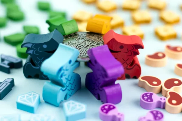 Flamecraft | Super Cute Dragon Placement & Engine-Building Fantasy Strategy Board Game | 1–5 Players | Ages 10+ | 60 Min Playtime (Rent)