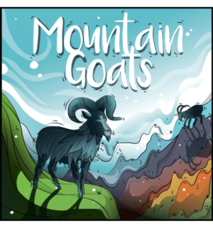 Mountain Goats | Dice Rolling & Push-Your-Luck Family Strategy Board Game | 2–4 Players | Ages 8+ | 20–30 Min Playtime (Rent)