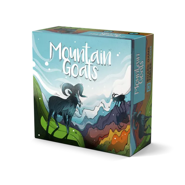 Mountain Goats4 Mountain Goats | Dice Rolling & Push-Your-Luck Family Strategy Board Game | 2–4 Players | Ages 8+ | 20–30 Min Playtime (Rent)