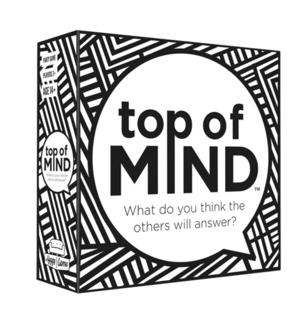 Top of Mind | Fast-Paced Word Association & Quick Thinking Party Board Game | 3–99 Players | Ages 14+ | 15–45 Min Playtime (Rent)