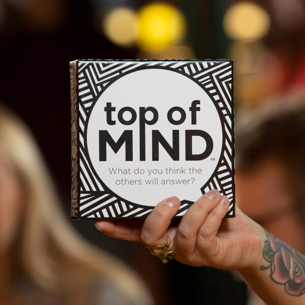 Top of Mind | Fast-Paced Word Association & Quick Thinking Party Board Game | 3–99 Players | Ages 14+ | 15–45 Min Playtime (Rent)