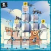 Captain Flip | Push-Your-Luck Tile Flipping Family Strategy Board Game | 2–5 Players | Ages 8+ | 20–30 Min Playtime (Rent)