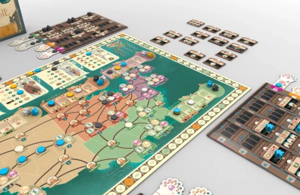 Carnegie | Economic Development & Action Selection Strategy Board Game | 1–4 Players | Ages 12+ | 90–120 Min Playtime (Rent)