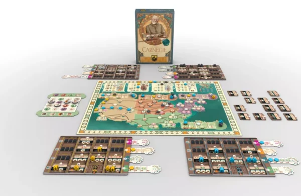 Carnegie | Economic Development & Action Selection Strategy Board Game | 1–4 Players | Ages 12+ | 90–120 Min Playtime (Rent)
