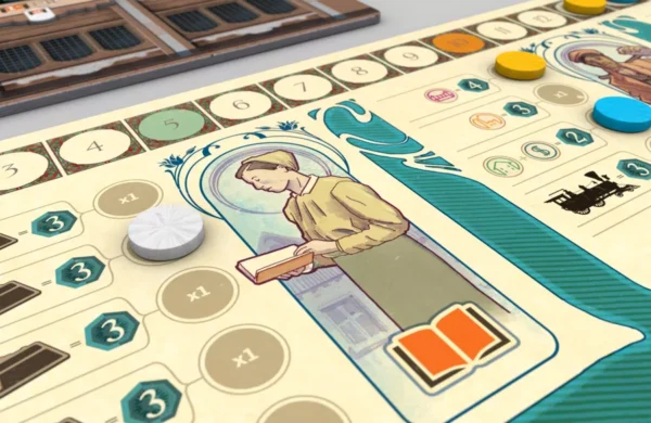 Carnegie | Economic Development & Action Selection Strategy Board Game | 1–4 Players | Ages 12+ | 90–120 Min Playtime (Rent)