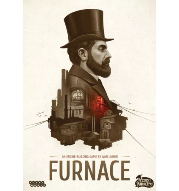 Furnace | Engine-Building & Auction-Based Industrial Strategy Board Game | 2–4 Players | Ages 12+ | 30–60 Min Playtime (Rent)