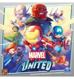 Marvel United | Cooperative Superhero Action & Hand Management Strategy Board Game | 1–4 Players | Ages 8+ | 30–40 Min Playtime (Rent)