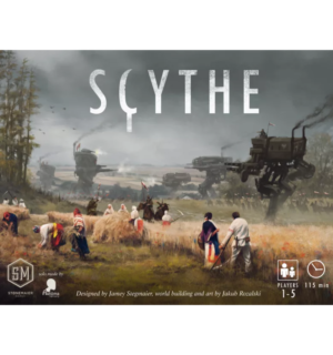Scythe | Engine-Building, Area Control & Alternate History Strategy Board Game | 1–5 Players | Ages 14+ | 90–115 Min Playtime (Rent)