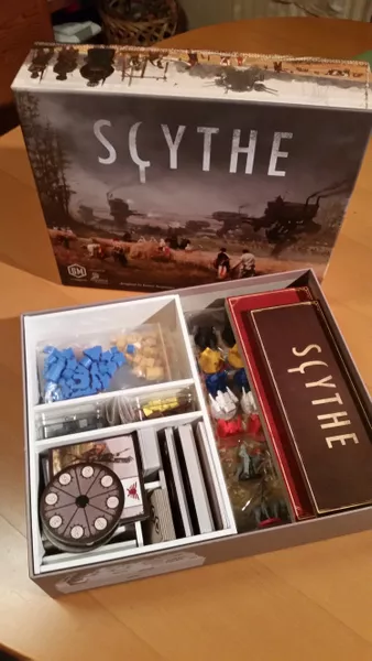 Scythe2 Scythe | Engine-Building, Area Control & Alternate History Strategy Board Game | 1–5 Players | Ages 14+ | 90–115 Min Playtime (Rent)