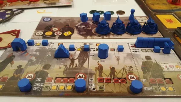 Scythe4 Scythe | Engine-Building, Area Control & Alternate History Strategy Board Game | 1–5 Players | Ages 14+ | 90–115 Min Playtime (Rent)