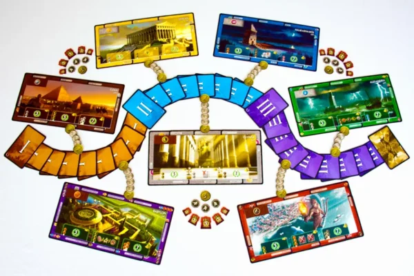7 WOnders 5 7 Wonders | Civilization Building & Card Drafting Strategy Board Game | 3–7 Players | Ages 10+ | 30 Min Playtime (Rent)