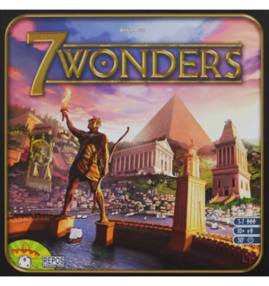 7 Wonders | Civilization Building & Card Drafting Strategy Board Game | 3–7 Players | Ages 10+ | 30 Min Playtime (Rent)