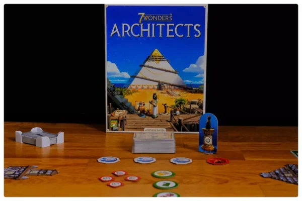 7 Wonders Architects 3 7 Wonders Architects | Monument Building Family Strategy Board Game for Aspiring Architects | 2–7 Players | Ages 8+ | 25 Min Playtime (Rent)