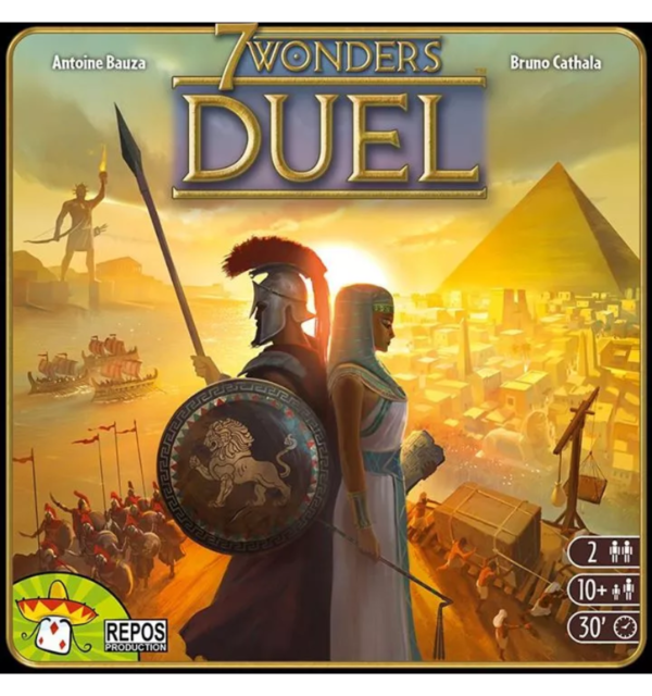 7 Wonders Duel 1 7 Wonders Duel | Civilization Building & Card Drafting Strategy Board Game for Two Players | 2 Players | Ages 10+ | 30 Min Playtime (Rent)