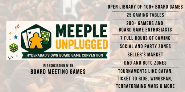 Meeple Unplugged - Board Game Convention - Partnership