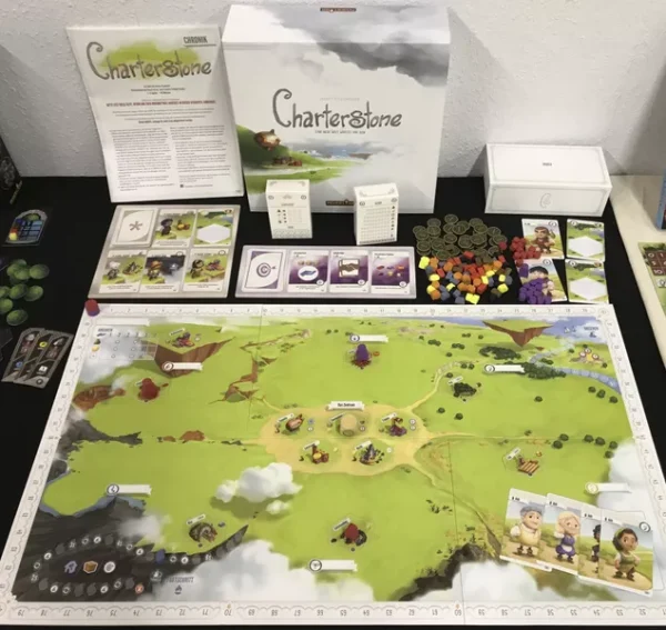 Charterstone 2 Charterstone | Legacy Village Building & Worker Placement Strategy Board Game | 1–6 Players | Ages 14+ | 60–90 Min Playtime (Rent)