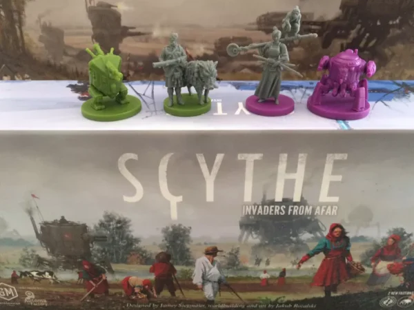 Scythe IFA 2 Scythe: Invaders from Afar | New Factions & Expanded Strategy Expansion for Scythe | 1–7 Players | Ages 14+ | 90–115 Min Playtime (Rent)