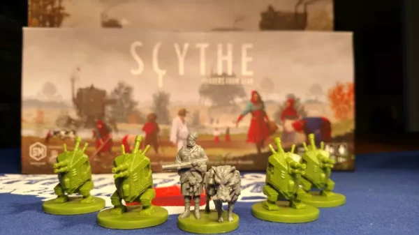 Scythe IFA 4 Scythe: Invaders from Afar | New Factions & Expanded Strategy Expansion for Scythe | 1–7 Players | Ages 14+ | 90–115 Min Playtime (Rent)