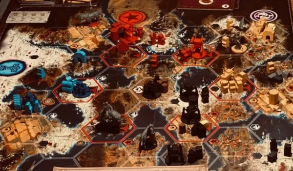 Scythe ROF4 Scythe: Rise of Fenris | Campaign-Driven Expansion with New Modules & Strategic Twists | 1–5 Players | Ages 14+ | 90–120 Min Playtime (Rent)